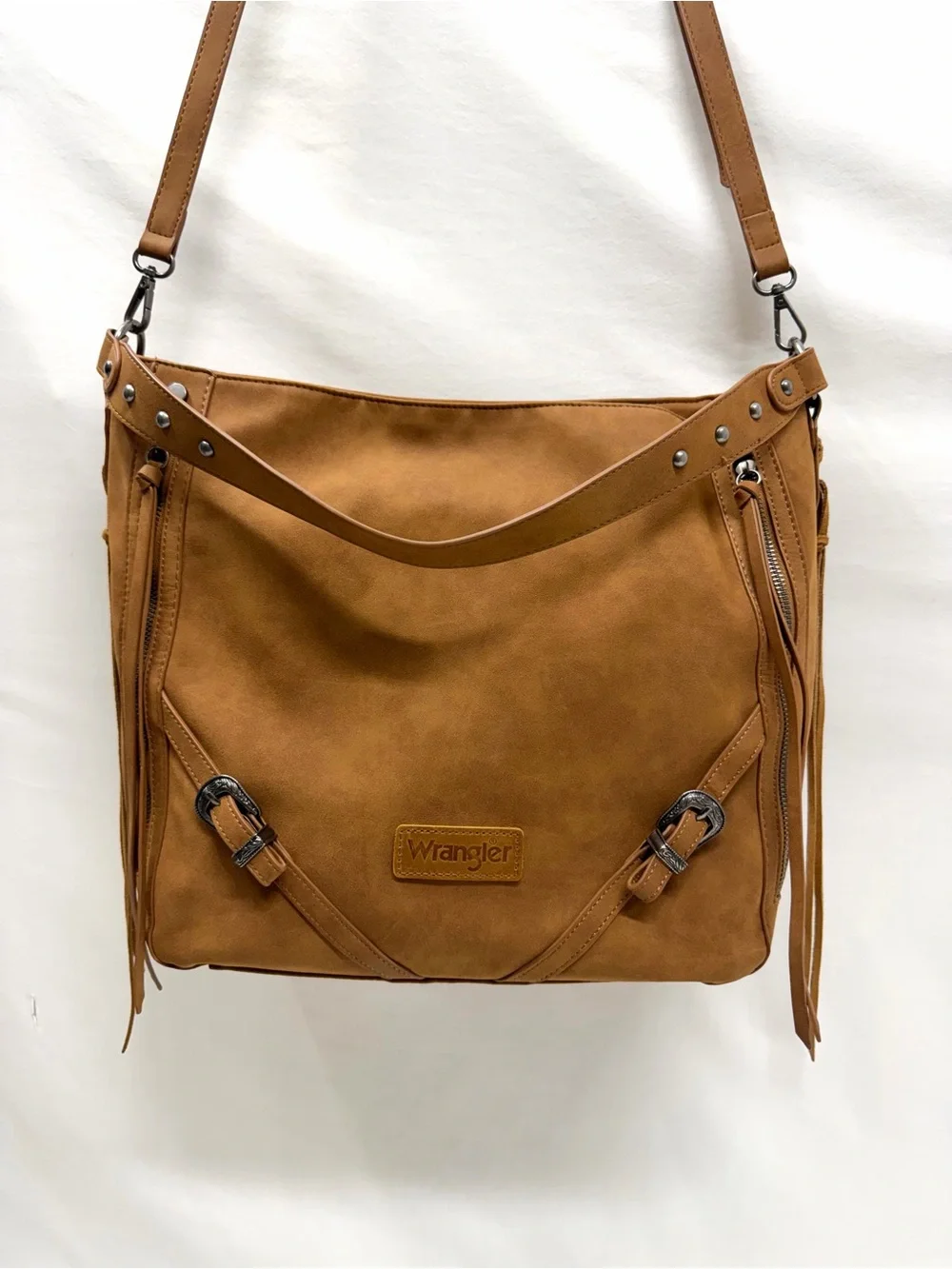 Wrangler Faux Leather Western Shoulder & Crossbody Bag